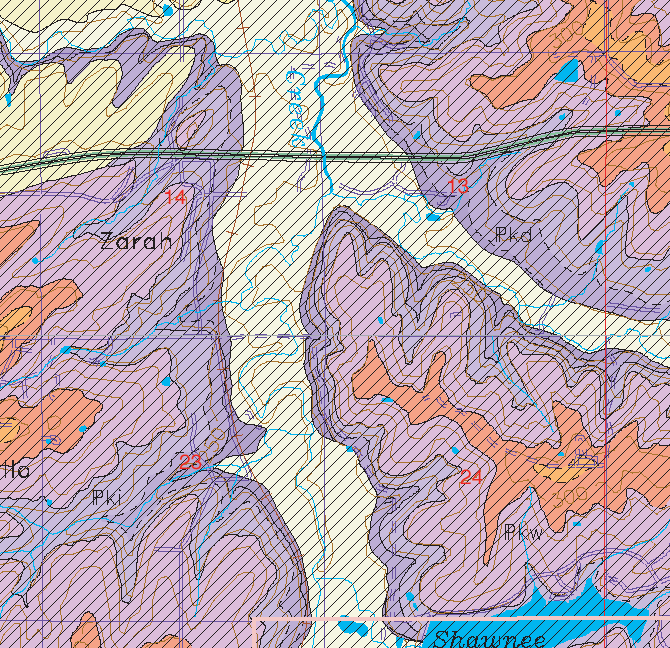 small geologic map