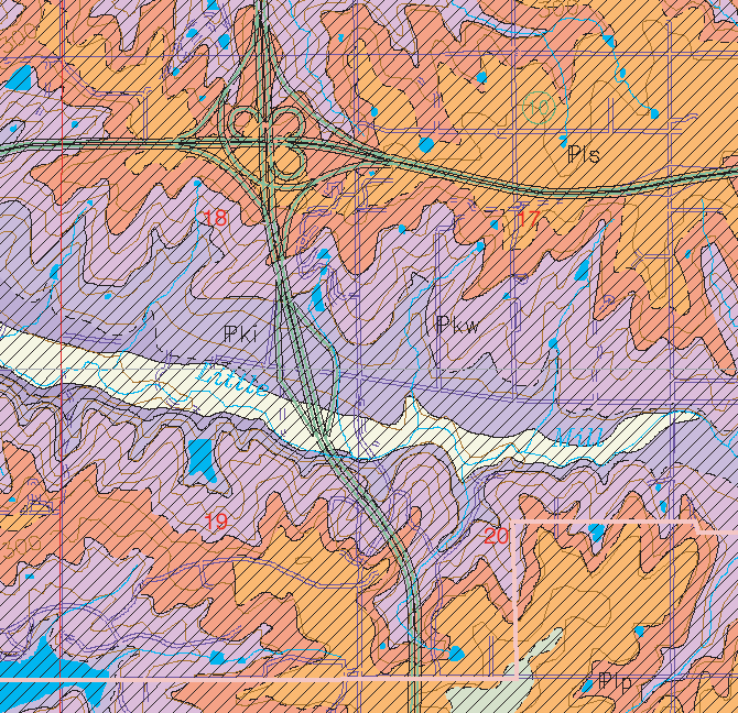 small geologic map