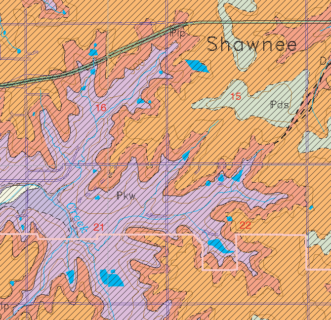 small geologic map