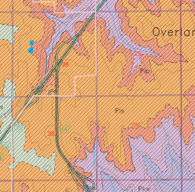 small geologic map