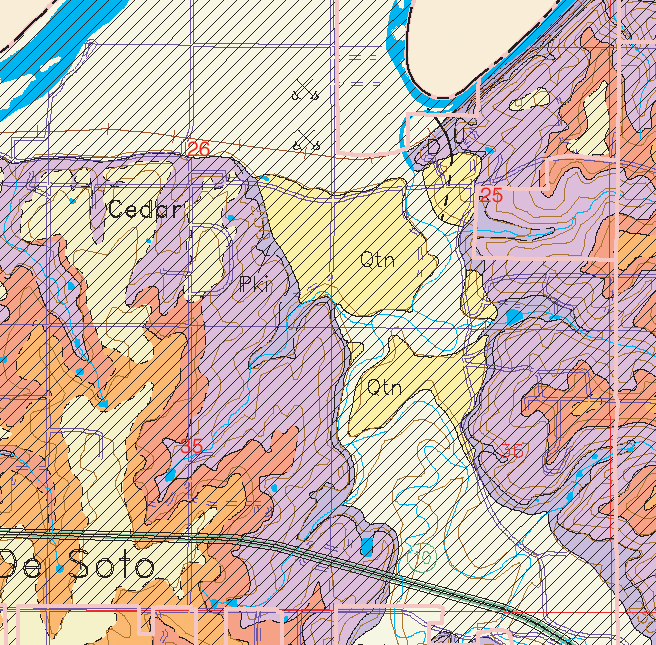 small geologic map