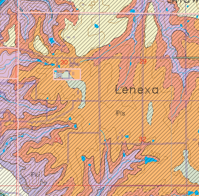 small geologic map