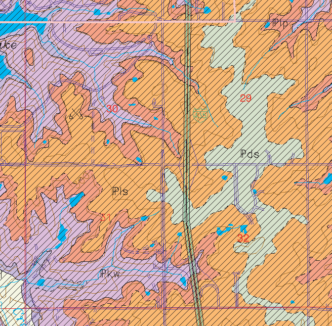 small geologic map