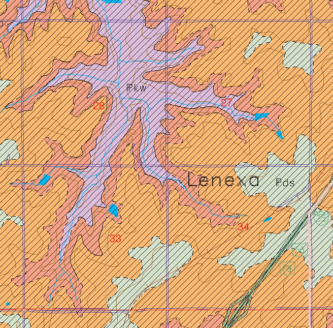 small geologic map