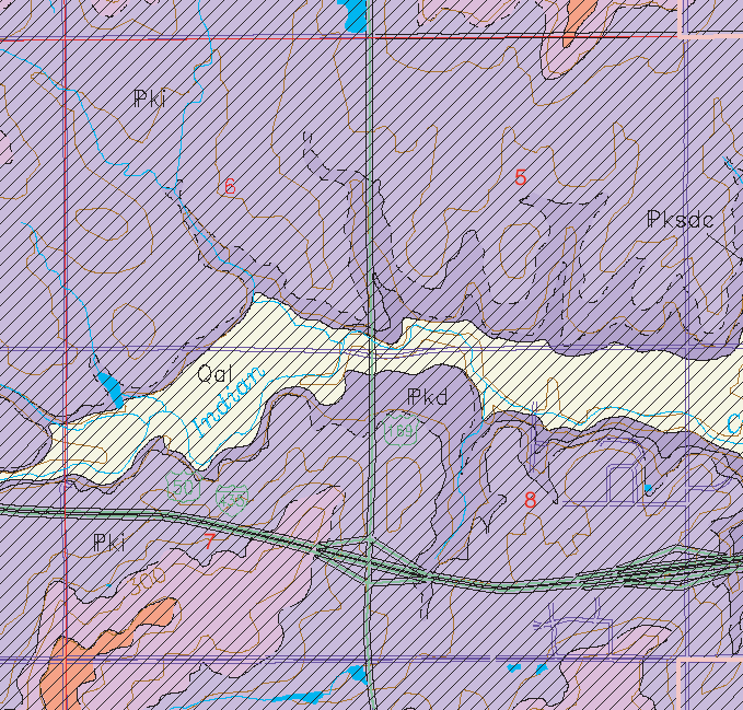 small geologic map