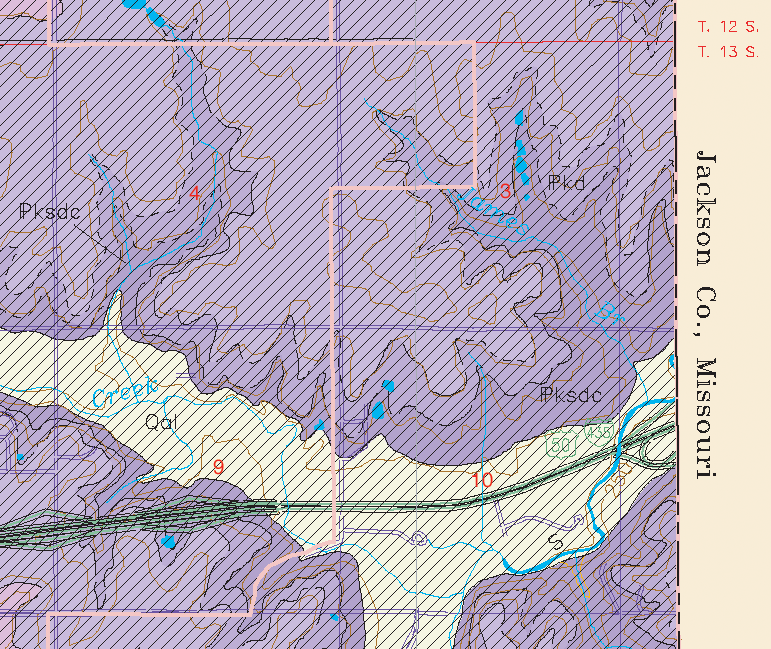 small geologic map