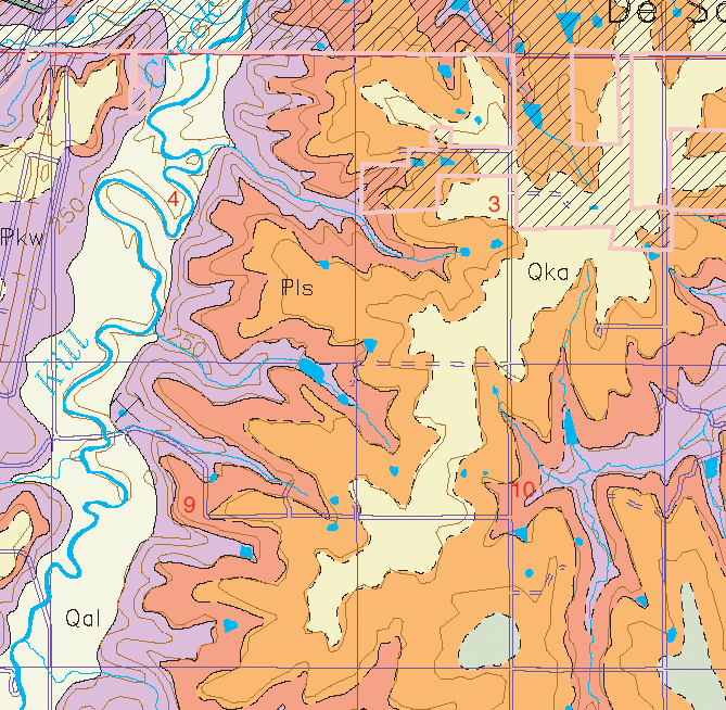 small geologic map