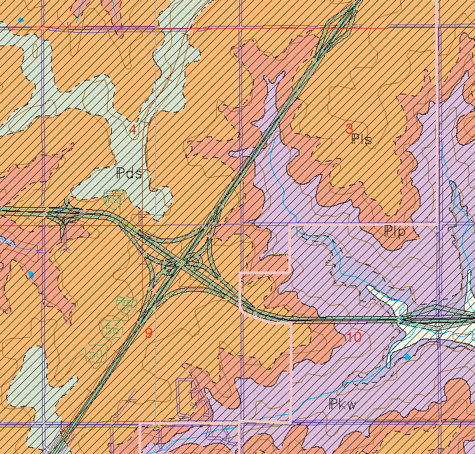 small geologic map