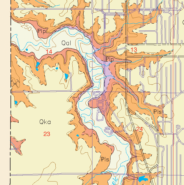 small geologic map