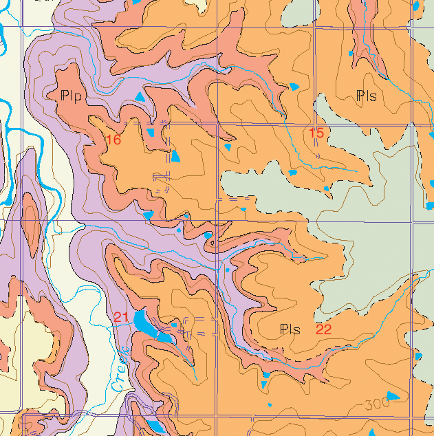 small geologic map