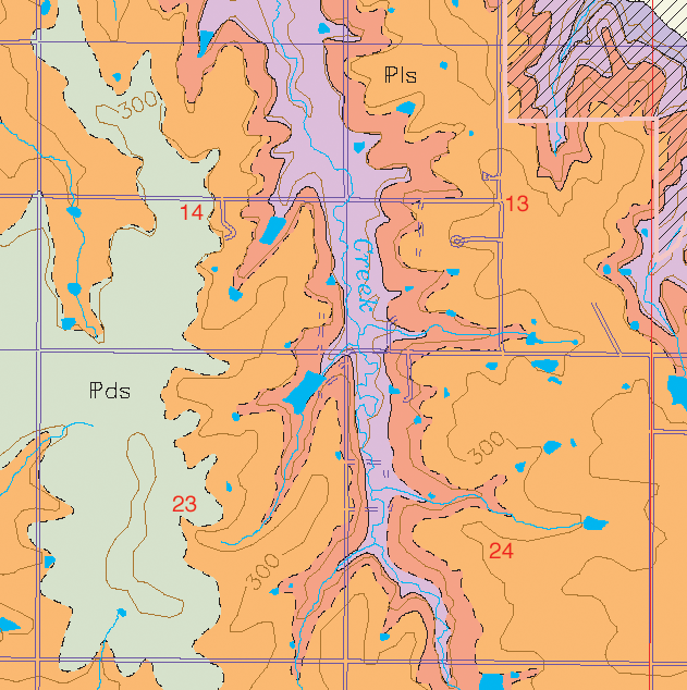 small geologic map