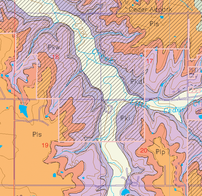 small geologic map