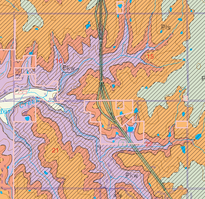 small geologic map