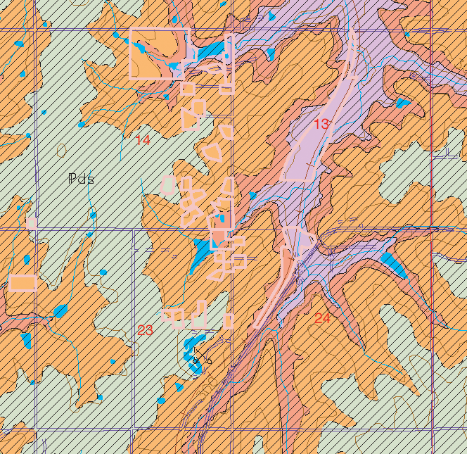 small geologic map