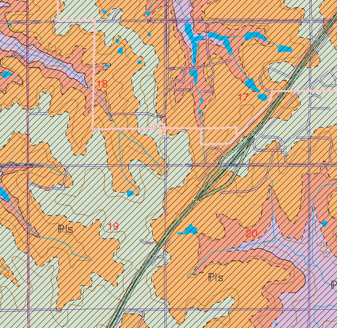 small geologic map