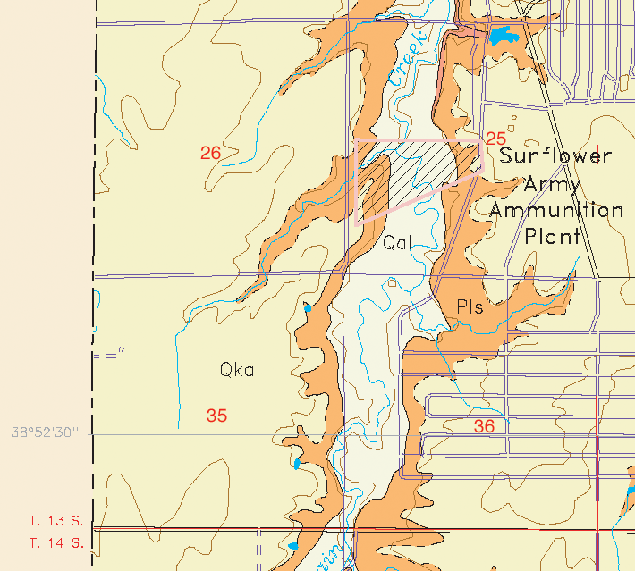 small geologic map