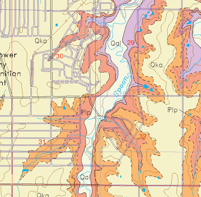 small geologic map