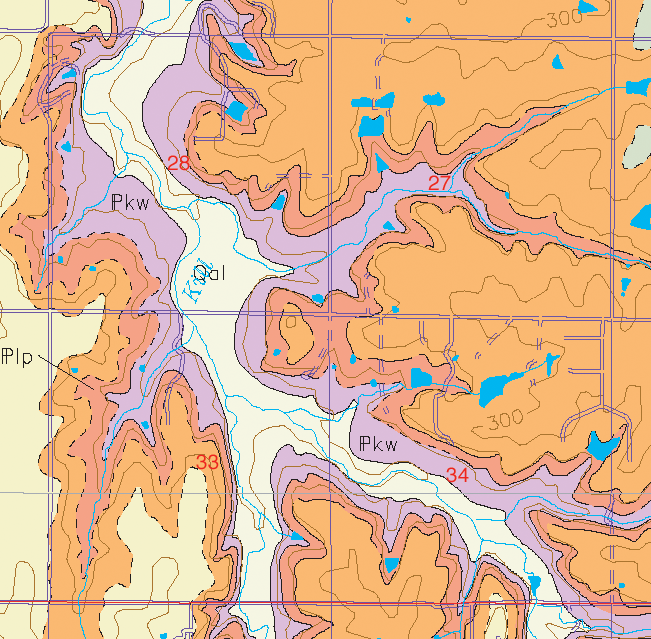 small geologic map