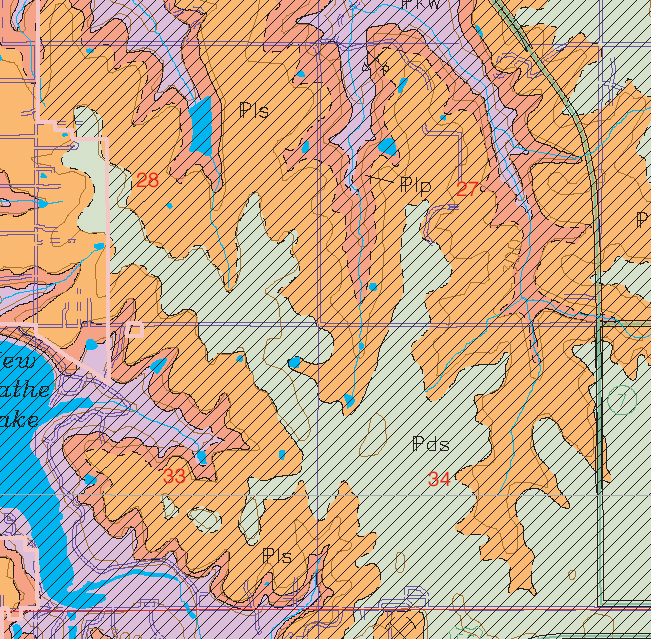 small geologic map