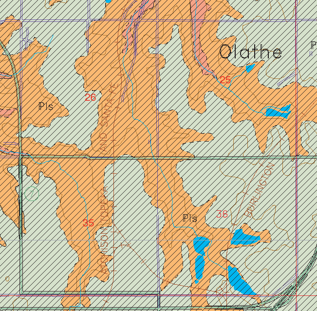 small geologic map