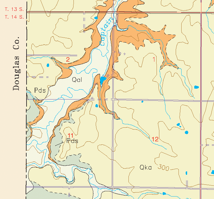 small geologic map