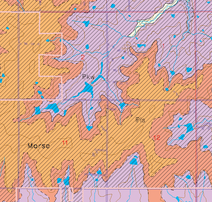 small geologic map