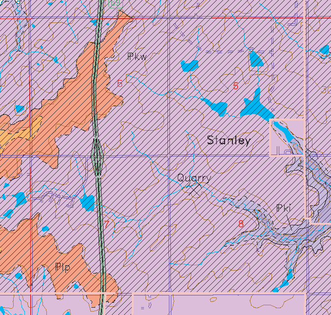 small geologic map