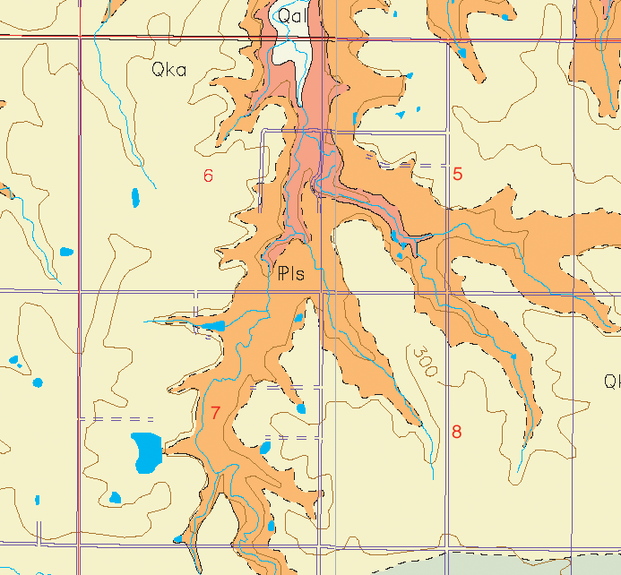 small geologic map