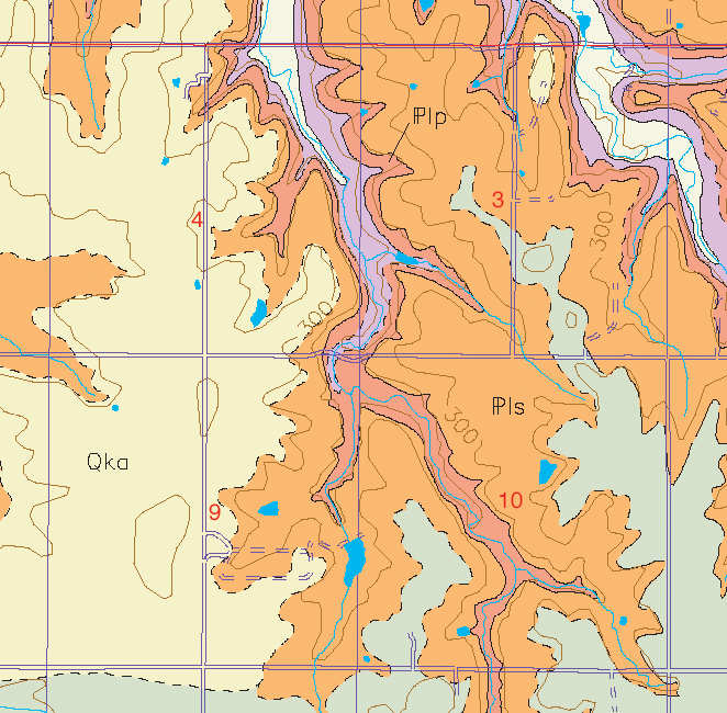 small geologic map