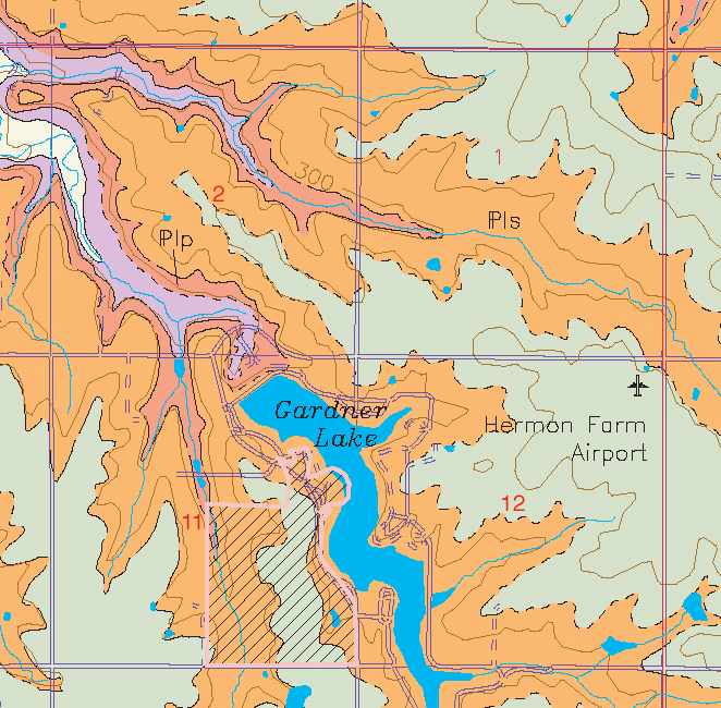 small geologic map