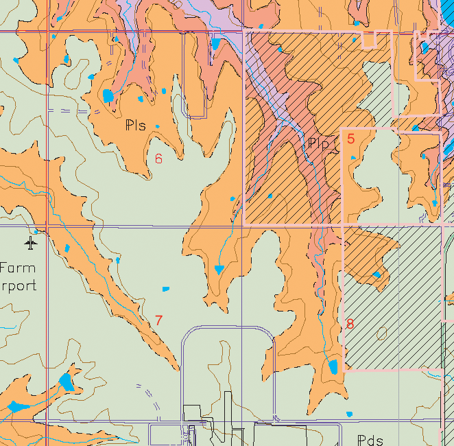 small geologic map