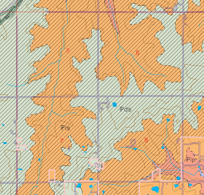 small geologic map