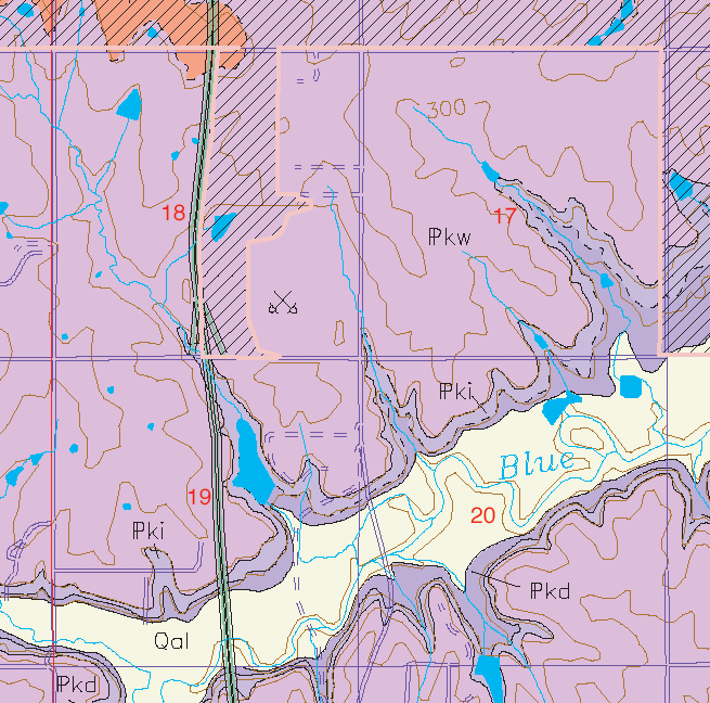 small geologic map