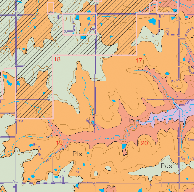 small geologic map