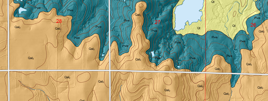 Part of the Adamsville Quadrangle map.