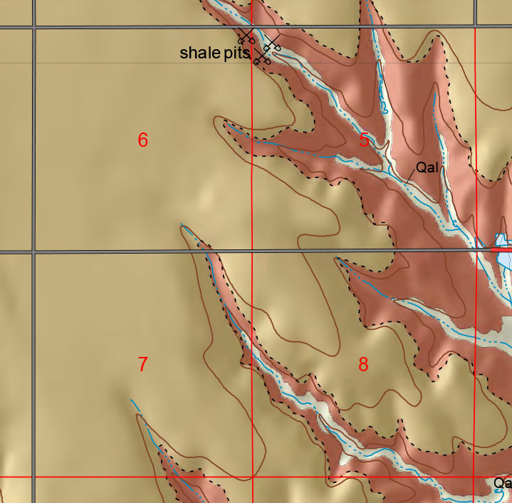 small geologic map