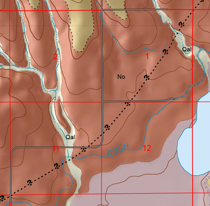 small geologic map