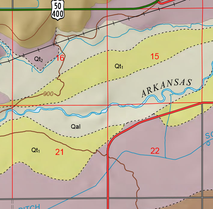 small geologic map