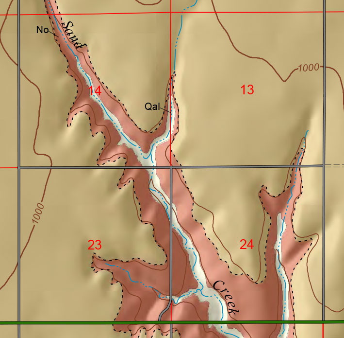 small geologic map