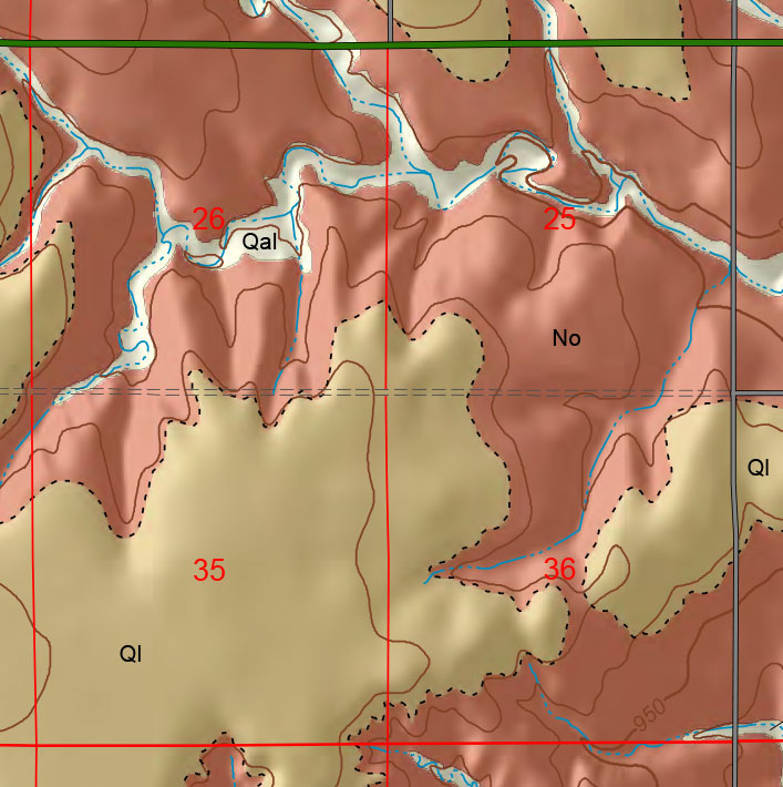 small geologic map