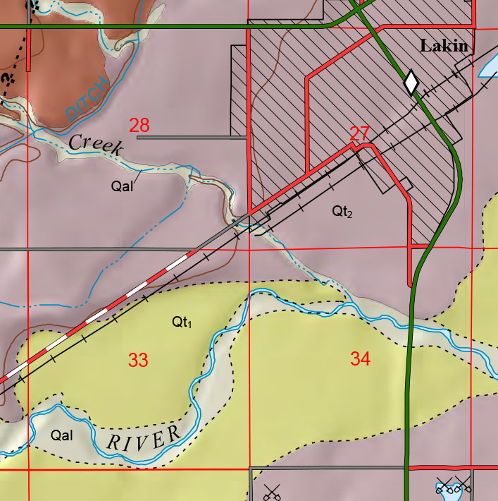 small geologic map