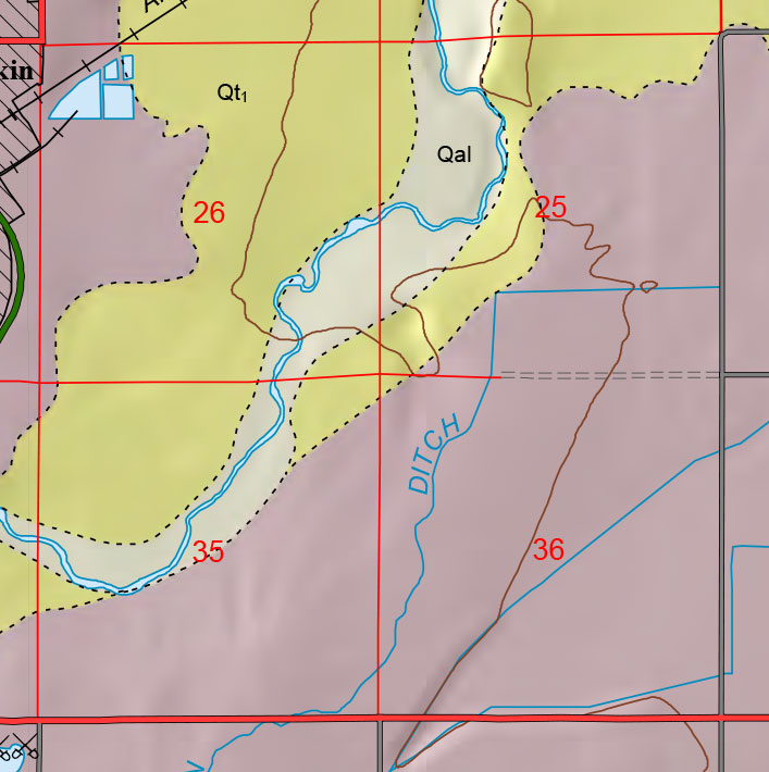 small geologic map