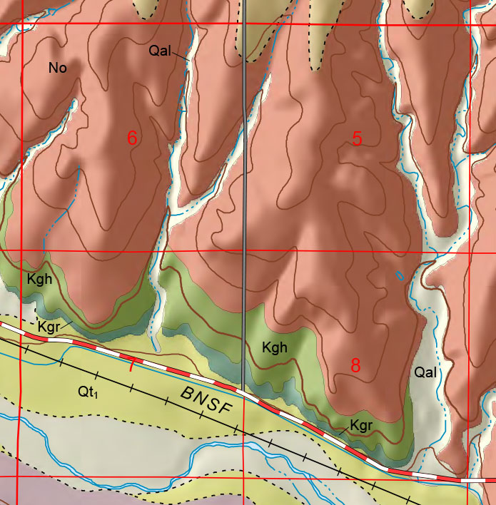 small geologic map