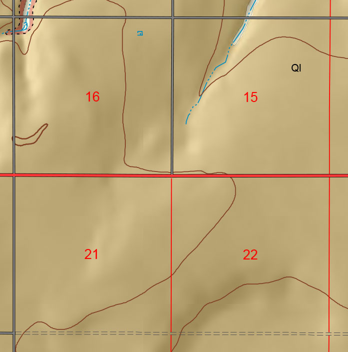 small geologic map