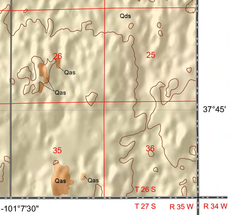 small geologic map