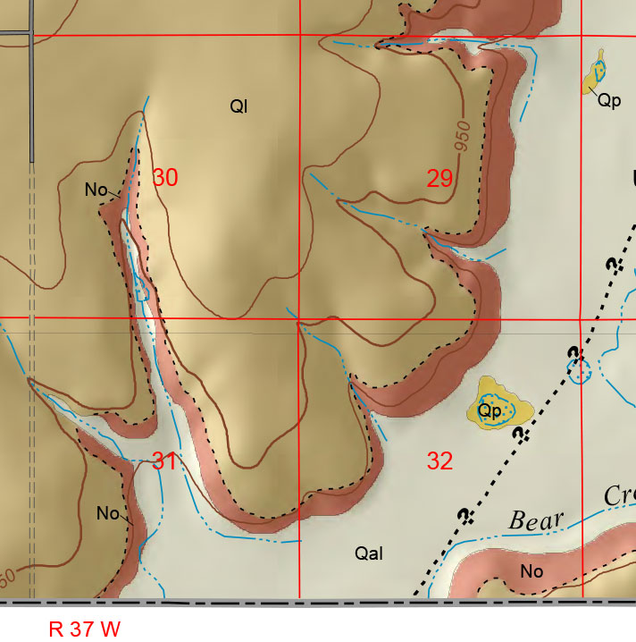 small geologic map