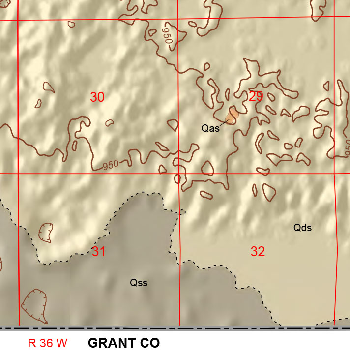 small geologic map
