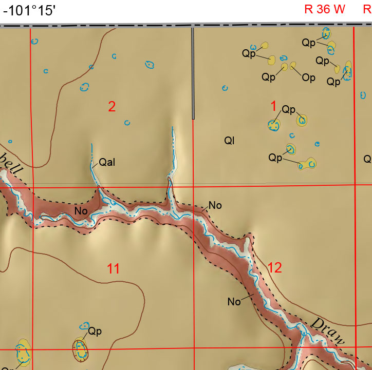 small geologic map