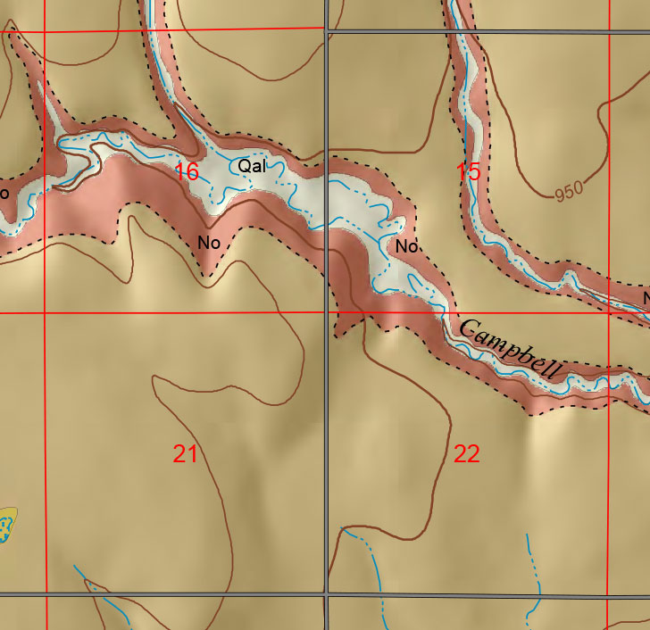 small geologic map