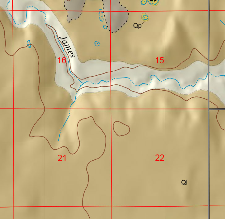small geologic map